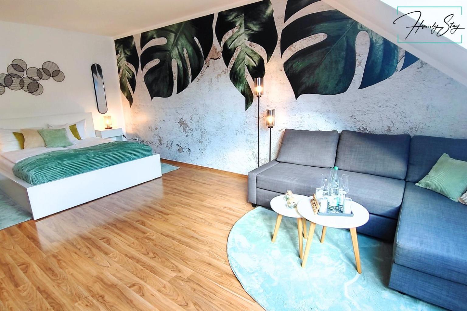 מינכן Homely Stay Serenity Greens - Stylisch Studio-Apartment With Kitchen - 10 Min To Central Station, Pet Friendly מראה חיצוני תמונה