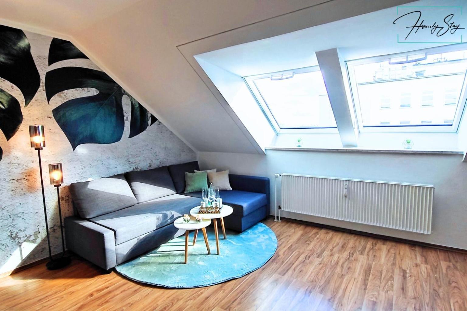 מינכן Homely Stay Serenity Greens - Stylisch Studio-Apartment With Kitchen - 10 Min To Central Station, Pet Friendly מראה חיצוני תמונה